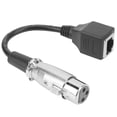 thumbnail image 3 of Cable RJ45 A XLR, Cable Convertidor De Controlador LED De 5,9 Pulgadas Para Reducir La Distorsión, Sin Pérdidas, Compacto, Plug And Play, Flexible Para Control De Luz Octpeak RJ45 to XLR Converter Cable, 3 of 8