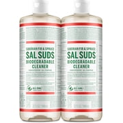 - Sal Suds Biodegradable Cleaner (32oz, 2-Pack) - Concentrated Purpose Cleaning Solution & Mop Soap, For Floors, Laundry & Dishes - Formula Made with -Based Surfactants