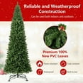 thumbnail image 3 of Resenkos 12-Ft Tall Pre-Lit Hinged Artificial Christmas Tree - 2536 PVC Branch Tips, Showstopping Statement Piece for Foyers & Large Living Rooms, Green​, 3 of 7