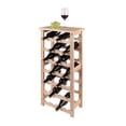 thumbnail image 6 of Napa Wine Rack Beech: 28-Bottle Capacity, Modern Style, Wood Composite, Wall-Mountable, 6 of 7