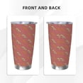 thumbnail image 3 of Fotbe Leopard Print Pattern 20 oz Tumbler Stainless Steel Vacuum Insulated Coffee Ice Cup Double Wall Travel Flask Leak-proof Coffee Cup-Without Straw, 3 of 8