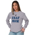 thumbnail image 4 of US Air Force USAF Mom Family Support Women's Long Sleeve T Shirt Brisco Brands M, 4 of 6