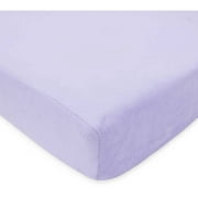American Baby Co. Soft Chenille Polyester Crib Sheet, Lavender