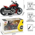 thumbnail image 2 of BTEPSGA Pull Back Motorcycle Toys - Toy Motorcycle with Flashing Light up and Sounds for Aged 12+  Christmas Birthday Gifts, 2 of 7