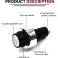 thumbnail image 2 of 66220 Igniter Switch for Weber, GS4 Igniter Button for Weber Genesis II & Spirit, 2 of 5