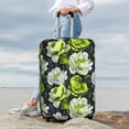 thumbnail image 5 of Salouo Teal floral elegance Pattern Travel Dust-proof Suitcase Cover, Softside Suitcase Protector Luggage Cover Protector for 18-32inch ,Not Included Suitcase, 5 of 8