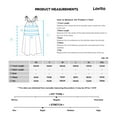thumbnail image 4 of Lovito Elegant Polka Dot Ruffle Hem Virago Sleeve Draw Back Dress, 4 of 5