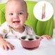 thumbnail image 5 of Cuencos para mezclar, cuencos para sopa, juego de cubiertos para niños, cuenco de silicona de grado alimenticio, revestimiento interior de acero inoxidable, cuenco para alimentos, juego de tres piezas, 5 of 6