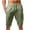 Army Green, variant on Hvyesh Mens Linen Shorts Casual Solid Pocket Elastic Waist Straight Half Shorts Pants Breathable Drawstring Sport Shorts Beige,L