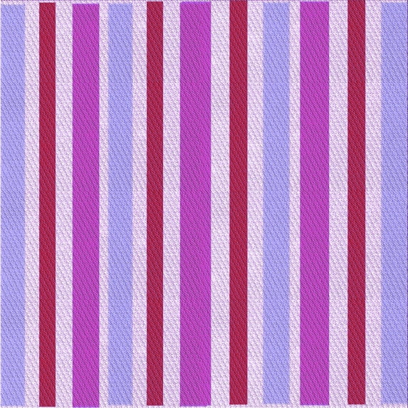 Ahgly Company Machine Washable Indoor Square Transitional Neon Pink Area Rugs, 4' Square