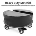 thumbnail image 4 of Support pour Plantes avec Roues, Support Roulant pour Plantes en Acier au Carbone Robuste, Rouleaux Multifonctions, Porte-Dolly, Capacité de Charge de 500 Lb, Support Rond pour Plantes sur Roulettes pour Patio Intérieur Extérieur, 4 of 7