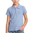 thumbnail image 3 of SDNall Boys Short Sleeve Polos, Solid Performance Polo Shirts, Boys' Collar Polo Tops for School Uniform Golf Travel Everyday Wear 1-15 Years, 3 of 7