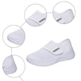 thumbnail image 7 of Duqingm Womens Loafers Comfortable Dressy Women's Sparkly Flats Shoes Shiny Mesh Loafers Shoes Soft Memory Foam Flats White,7, 7 of 7