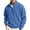 Blue, variant on UDAUDU Mens Pullover Quarter Zip Lightweight Oversized Fleece Sweatshirt Drawstring Running Streetwear Lightweight Fall Winter Outfit 2XL