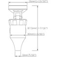 thumbnail image 5 of Dispensador de bebidas de cerveza de acero inoxidable, válvula de cerámica de un cuarto de vuelta que garantiza un funcionamiento suave, adecuado para todo tipo de bebidas, 5 of 5