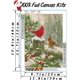 thumbnail image 3 of Kit de pintura de diamante de Navidad, kit de arte de diamante de pájaro, pintura de invierno 5D con diamante para interacción entre padres e hijos, decoración de pared (12 x 16), 3 of 5