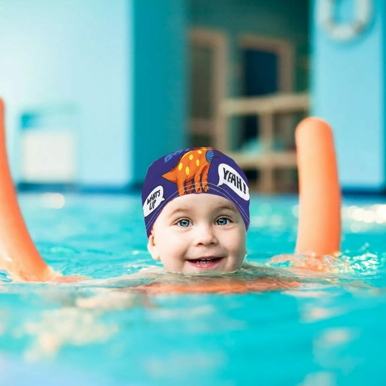 best swim cap to keep hair dry Water sports festival Husband Children s Swimming Cap Comfortable Ear Does Not The Head Boys And Girls Cartoon Cute Cloth Fashion Walmart