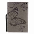 thumbnail image 3 of Dteck Case for All-New Fire HD 10 & HD 10 Plus 10.1" Tablet (11th Generation, 2021 Release) - Multi-Angle Folio Stand Premium Embossed Leather Protective Smart Cover with Auto Wake Sleep, Grey, 3 of 6