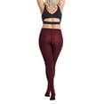 thumbnail image 2 of Luxtrada Tights for Women -100D Leggings Opaque Warm Winter Pantyhose Womens Support Pantyhose (Red), 2 of 9