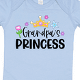 thumbnail image 4 of Inktastic Grandpa's Princess Crown and Flowers Girls Baby Bodysuit, 4 of 5