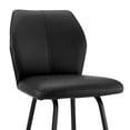 thumbnail image 6 of Tandy Black Faux Leather and Black Metal 30" Bar Stool, 6 of 9
