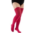 thumbnail image 1 of Oversized Striped Over Knee Socks Plus Size Thigh High Socks XXXXL rose Plus size, 1 of 6
