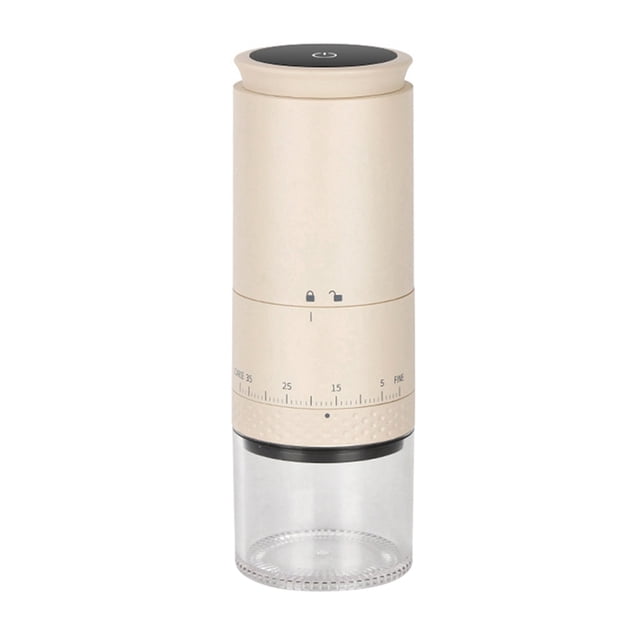Electric Grinder Portable Grinder USB Charging Coffee Grinder Automatic Coffee Grinder for Espresso Milk Tea Color,1x Automatic coffee grinder,Milk Tea Color