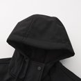 thumbnail image 6 of Women Lightweight Waterproof Parka Hooded Softshell Rain Jacket Warm Windbreaker Long Outdoor Coat with Pockets, 6 of 6