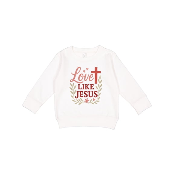 Inktastic Love Like Jesus Inspirational Christian Toddler Sweatshirt