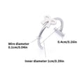 thumbnail image 3 of lanema Without Piercing Lip Rings Sturdy Stainless Steel Imitation Lip Jewelry Secure Clip Designs for Sensitive Skin, 3 of 17