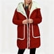 thumbnail image 5 of HongQid Womens Quilted Puffer Jacket Hooded Long Sleeve Zip Up Winter Coat Lightweight Warm Jackets with Pockets, 5 of 5