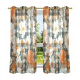thumbnail image 6 of Yayeee Window Curtains Light Filtering 63"x42" Grommet Panel Pair Home Living Room Decor, Sunny Blooms, 6 of 7