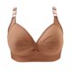 thumbnail image 2 of ICHUANYI ClearanceWoman's Printing Gathered Together Large Size Daily Bra Underwear No Rims ICHUANYI WER202308030035, 2 of 3