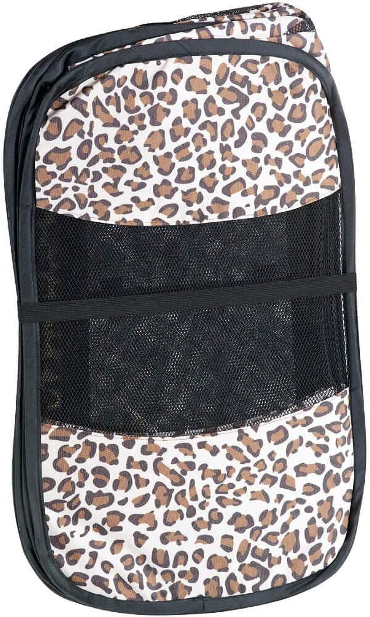 Lexi Home Portable Large Dog Pen Outdoor & Indoor Puppy Pen Leopard Print Cat Pet Playpen