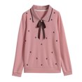 thumbnail image 5 of Camiseta de manga larga para mujer de mediana edad y mayores de otoño e invierno, moda para mamás de 40 a 50 años, camiseta de estilo occidental para primavera y otoño, 5 of 5