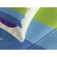 thumbnail image 4 of Ambesonne Rainbow Quilted Bedspread Set 3 Pcs, Grungy Thumbs up Art, King Size, Multicolor, 4 of 5