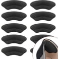 thumbnail image 1 of 5 Pares Almohadillas de Talón, Talonera autoadhesiva, Plantillas para Zapatos Tacones Protector, Suaves Zapatos, Talón Sueltos, Mujer y Hombre Negro G, 1 of 8