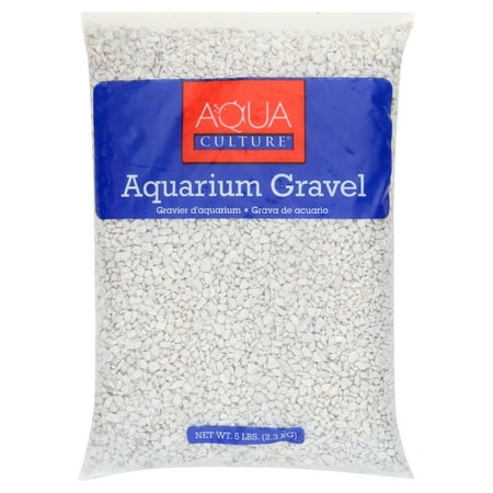 Aqua Culture Aquarium Gravel, White, 5 lb