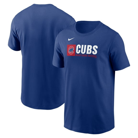 Men's Nike Royal Chicago Cubs Team Block T-Shirt