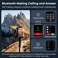 thumbnail image 6 of Smart Watch for Men Women, 1.83-inch IP68 Waterproof Smartwatch with Bluetooth Call (Answer/Make Calls), 100+ Sports Modes Fitness Tracker, Compatible with Android and iPhone, Gift Black, 6 of 8