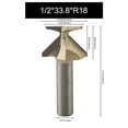 thumbnail image 4 of R18/30/50 1/2 Inchrouter Bits Seamless Golden Router Bending Router 1/2'' Shank Seamless Gold Molding Wood Router Tool Accessory R18 Smile Home, 4 of 9