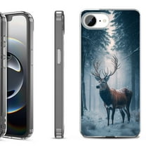 Shockproof Protective Phone Case for iPhone 16e, by OneToughShield - Deer Winter