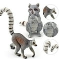 thumbnail image 4 of Modèle Animal Simulé Détaillé PVC Forêt Animal Raccoon pour Enfants, 4 of 8