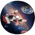 thumbnail image 1 of FMSHPON Dog Outer Space Xmas Christmas Tree Skirt Stand Mat for Holiday Party Decoration Indoor Outdoor 36 inches, 1 of 3