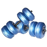 Dumbbells Water Fitness for Men & Woman Travel Weights up to 25 30 45 Lbs for Gym Cheap Fathers Day & Hiking Gifts ?