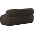 thumbnail image 4 of Meridian Furniture Venti Brown Boucle Fabric Loveseat, 4 of 20