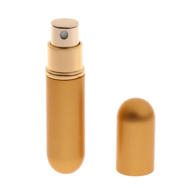 botella de atomizador de recargable Bomba 6ml Oro shamjiam Botella de perfume recargable