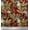 Brick Red, variant on Soimoi Cotton Duck Fabric Leaves & Lemur Animal Print Fabric by The Yard 42 Inch Wide