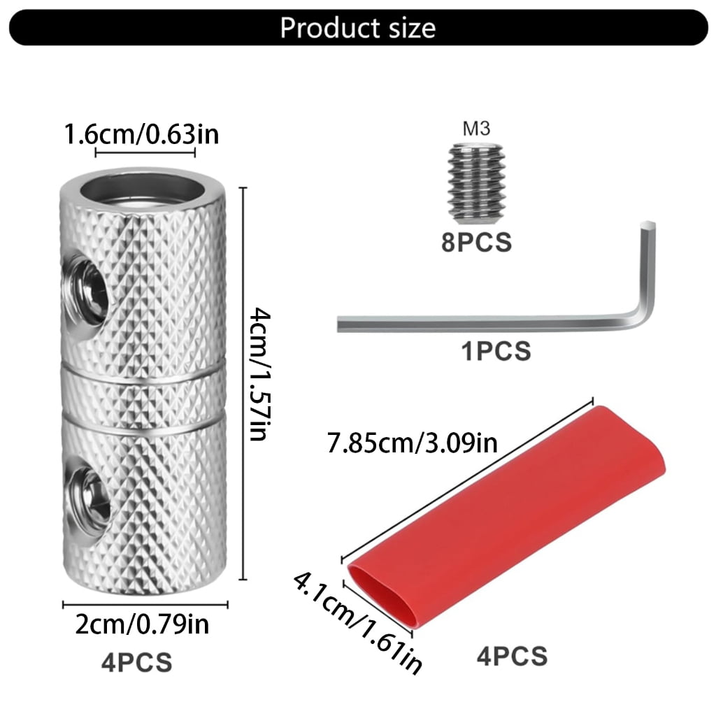 MOMOJIA Marine Boats 0 Gauge Wire Splices Connectors Heat Shrinks Tubing Connectors