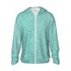 thumbnail image 1 of Balery Teal Turquoise Glitter Sudadera ligera de manga larga con capucha y protección solar UPF 50+ para hombre y mujer, ideal para pesca y running-XX-Large, 1 of 7